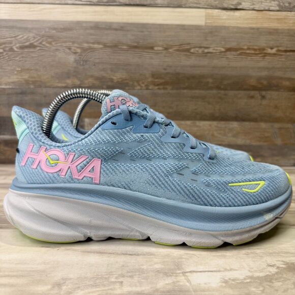 Hoka One One Shoes - Hoka One One Clifton 9 Women's Size 8.5B Pink Running Shoes Sneakers 1127896DNK
